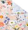Multicolor Floral 300 TC Cotton Blend Single Bedsheet with 1 Pillow Cover