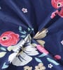 Multicolor Floral 300 TC Cotton Fitted Single Bedsheet with 1 Pillow Cover