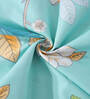 Multicolor Floral 300 TC Cotton Fitted Single Bedsheet with 1 Pillow Cover