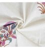 Multicolor Floral 300 TC Cotton King Sized Bedsheet With 2 Pillow Covers