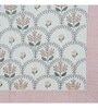 Multicolor Floral 300 TC Cotton Floral Single Sized Bedsheet With 1 Pillow Covers