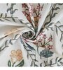 Multicolor Floral 300 TC Cotton Floral Single Sized Bedsheet With 1 Pillow Covers
