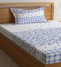 Multicolor Floral 300 TC Cotton Single Bedsheet with 1 Pillow Cover