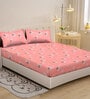 Multicolor Floral 300 TC Cotton Single Bedsheet with 1 Pillow Cover