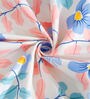 Multicolor Floral 300 TC Cotton Single Bedsheet with 1 Pillow Cover