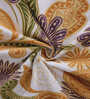 Multicolor Floral 300 TC Cotton Single Bedsheet with 1 Pillow Cover