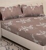Multicolor Floral 300 TC Cotton Single Bedsheet with 1 Pillow Cover