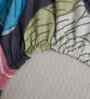 Blue Floral 300 TC Glaze Cotton Fitted Bed Sheet Double Bed with 2 Pillow Covers Essential Collection