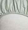 White Floral 300 TC Glaze Cotton Fitted Bed Sheet Super King with 2 Pillow Covers Essential Collection