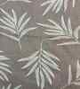 Light Brown Floral 400 TC Cotton Queen Flat Bedsheet with 2 Pillow Covers Essential Collection