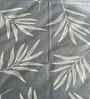 Blue Floral 400 TC Cotton Queen Flat Bedsheet with 2 Pillow Covers Essential Collection