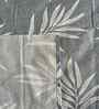 Blue Floral 400 TC Cotton Queen Flat Bedsheet with 2 Pillow Covers Essential Collection