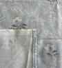 Blue Floral 400 TC Cotton Queen Flat Bedsheet with 2 Pillow Covers Essential Collection