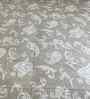 Light Brown Floral 400 TC Cotton Queen Flat Bedsheet with 2 Pillow Covers Essential Collection