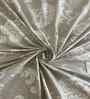 Light Brown Floral 400 TC Cotton Queen Flat Bedsheet with 2 Pillow Covers Essential Collection