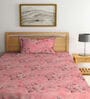 Multicolor Floral 400 TC Cotton Single Bedsheet with 1 Pillow Cover