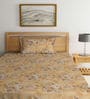 Multicolor Floral 400 TC Cotton Single Bedsheet with 1 Pillow Cover