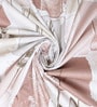 Pink Floral 400 TC Cotton Super King Bedsheet with 2 Pillow Covers Luxury Series Collection