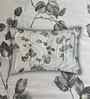 White Floral 400 TC Cotton Super King Flat Bedsheet with 2 Pillow Covers Essential Collection