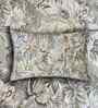 Cream Floral 400 TC Cotton Super King Flat Bedsheet with 2 Pillow Covers Essential Collection