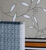 Blue Floral 400 TC Cotton Superking Size Bedsheet With 2 Pillow Covers