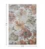 Multicolor Floral 5x7 Feet Machine Made Carpet