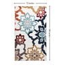 Multicolor Floral Polypropylene 6 ft x 9 ft Machine Made Carpet