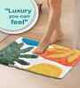 Multicolor Floral Cotton Blend 24x16 Inches Anti Skid Door Mat
