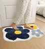 Multicolor Floral Cotton Blend 24x16 Inches Anti Skid Door Mat