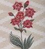 Multicolor Floral Polycanvas (12 x84)  Hand Embroidered Motif and Tassels Table Runner