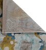 Multicolor Floral Polypropylene 4 ft x 6 ft Machine Made Carpet