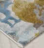 Multicolor Floral Polypropylene 4 ft x 6 ft Machine Made Carpet