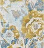 Multicolor Floral Polypropylene 4 ft x 6 ft Machine Made Carpet