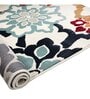 Multicolor Floral Polypropylene 6 ft x 9 ft Machine Made Carpet