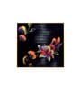 Multicolor Floral Serenity Glass Finish Square Wall Art