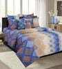 Multicolor Geometric 144 TC Cotton 4 Pcs Bedding Set Sparkle Collection