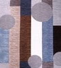 Grey Geometric 186 TC Glace Cotton King Sized Double Bedsheet with 2 Pillow Covers