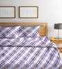 Multicolor Geometric 210 TC Poly Cotton (Set of 4) Double Bed Bedding Sets
