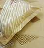 Yellow Geometric 250 TC Cotton King Fitted Bedsheet with 2 Pillow Covers