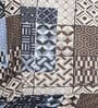 Multicolor Geometric 300 TC Cotton Blend Double Bedsheet with 2 Pillow covers