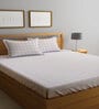 Multicolor Geometric 300 TC Cotton Blend Double Bedsheet with 2 Pillow covers