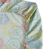 Multicolor Geometric 300 TC Cotton Blend Double Bedsheet with 2 Pillow covers