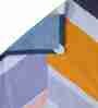 Multicolor Abstract 300 TC Cotton Blend King Sized Bed Sheets with 2 Pillow Covers