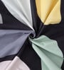 Multicolor Geometric 300 TC Cotton Blend Single Bedsheet with 1 Pillow Cover