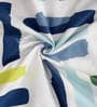 Multicolor Geometric 300 TC Cotton Blend Single Bedsheet with 1 Pillow Cover
