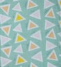 Multicolor Geometric 300 TC Cotton Single Bedsheet with 1 Pillow Cover