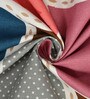 Multicolor Geometric 400 TC Cotton 1 Double Bed Sheet with 2 Pillow Covers