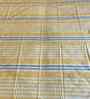 Yellow Geometric 400 TC Cotton Single bed Flat Bedsheet with 1 Pillow Covers Essential Collection