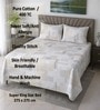 Multicolor Geometric 400 TC Cotton Super King Bedsheet