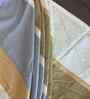 Multicolor Geometric 400 TC Cotton Super King Flat Bedsheet with 2 Pillow Covers Essential Collection